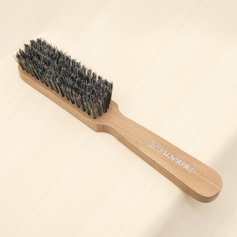 SUNBIRD Men's Beard Brush with Boar Bristles, Soft Beard Brush for Styling & Daily Grooming, Slick Back Hair Brush for Smooth & Shiny Hair, 3 Models to Choose From - Image 5